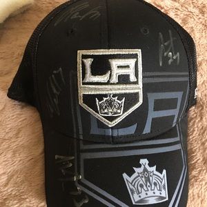 LA Kings x4 autographed cap
